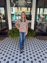 Load image into Gallery viewer, Mock Neck Leopard Sweater