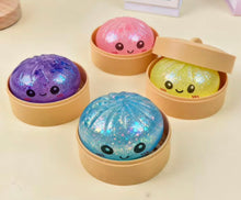 Load image into Gallery viewer, Glitter Squishy Dumpling