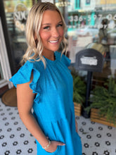 Load image into Gallery viewer, Betsy Midi Dress - Blue