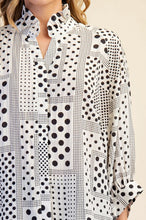 Load image into Gallery viewer, Tonya Balloon Sleeve Button Front Shirt - White