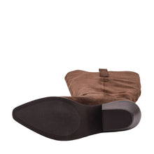 Load image into Gallery viewer, Corky’s City Slicker - Chocolate Faux Suede