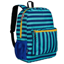 Load image into Gallery viewer, Kid&#39;s 16&quot; Backpack - Blue Stripes