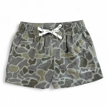 Load image into Gallery viewer, Gray Camo Kids' Performance Shorts by Cardin McCoy