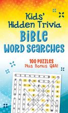 Load image into Gallery viewer, Kid's Hidden Trivia Bible Word Searches