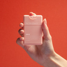 Load image into Gallery viewer, Noshinku Refillable Pocket Hand Sanitizer - Orange Coriander Spice