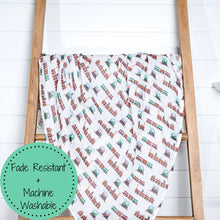 Load image into Gallery viewer, Choo Choo Crew Muslin Swaddle Blanket