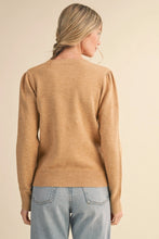 Load image into Gallery viewer, Fall Whimsy Knit Sweater - Taupe Olive