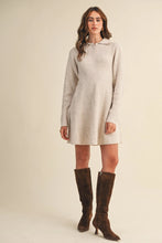 Load image into Gallery viewer, Audrey Sweater Dress - Oatmeal