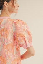 Load image into Gallery viewer, Monet Floral Dress - Peach