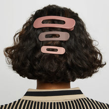 Load image into Gallery viewer, Kitsch Flat Lay Claw Clip 3pc Flat - Ultra Glossy Terracotta
