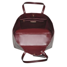 Load image into Gallery viewer, Tiffany Croc Tote Bag - Burgundy