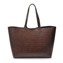 Load image into Gallery viewer, Tiffany Croc Tote Bag - Chocolate
