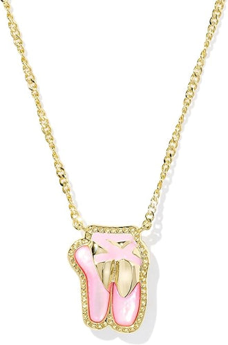 Kendra Scott Ballet Necklace - Gold Blush Mother of Pearl