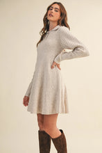 Load image into Gallery viewer, Audrey Sweater Dress - Oatmeal