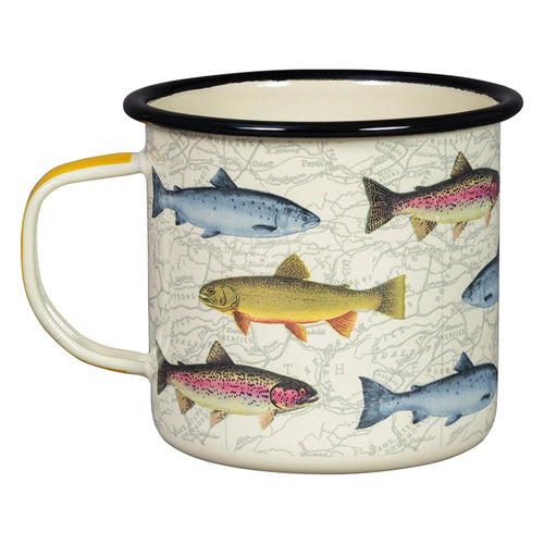 Gentlemen's Hardware Enamel Mug - Fish