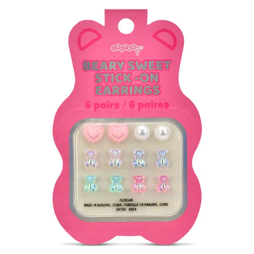 Berry Sweet Stick On Earrings