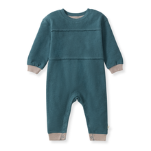 Load image into Gallery viewer, Burt's Bees Textured Knit Baby Boy Jumpsuit
