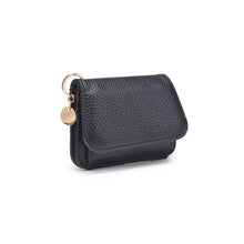 Load image into Gallery viewer, Ben Pebble Trifold Wallet - Black