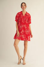 Load image into Gallery viewer, Sherri Floral Dress - Red