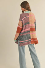 Load image into Gallery viewer, Always A Vibe Color Block Cardigan