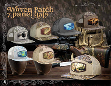 Load image into Gallery viewer, Turkey Woven Patch Old School Camo Hat.: OS Green Camo