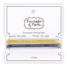Load image into Gallery viewer, Silicone Bracelet Pack - Made to Worship