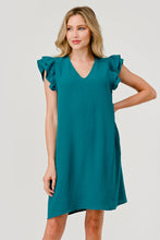 Load image into Gallery viewer, Katie V-Neck Dress - Teal