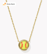 Load image into Gallery viewer, Kendra Scott Softball Necklace - Gold