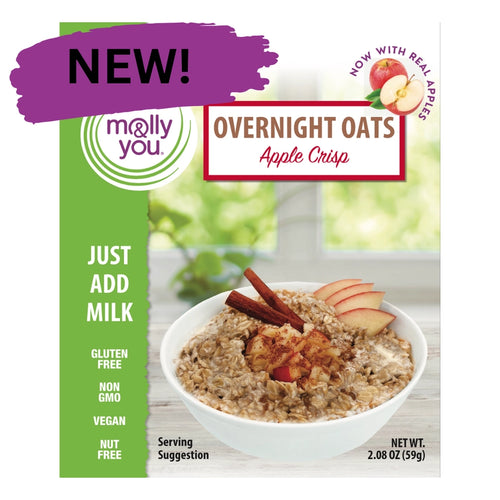 Overnight Oats Single - Gluten Free Apple Crisp