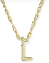 Load image into Gallery viewer, Bubble Letter Pendant Necklace in Gold by Kendra Scott