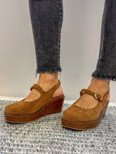 Load image into Gallery viewer, Corky’s Pity Party - Chestnut Faux Suede