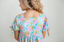 Load image into Gallery viewer, Girl's Vintage Floral &amp; Lace Tiered Dress