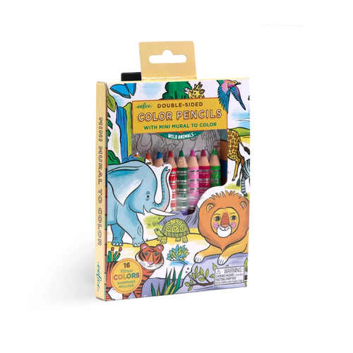 Children's Wild Animals Biggie Color Pencils