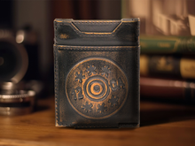 Load image into Gallery viewer, Shotshell Burnished Leather Magnetic Front Pocket Wallet
