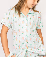 Load image into Gallery viewer, Girl's Love Blooms Here Sleep Set - Shorts 3 pc. Set