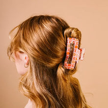 Load image into Gallery viewer, The Darling Effect Claw Clip - Patchwork Pumpkins
