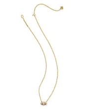 Load image into Gallery viewer, Kendra Scott Bailey Gold Pave Short Pendant Necklace in White Crystal