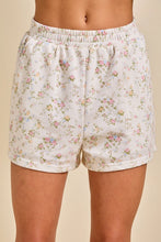 Load image into Gallery viewer, Miss Floral Lounge Shorts - Ivory