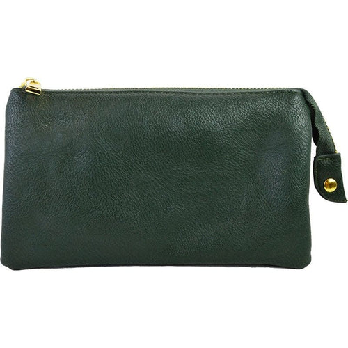 3 Compartment Crossbody/Wristlet- Hunter Green