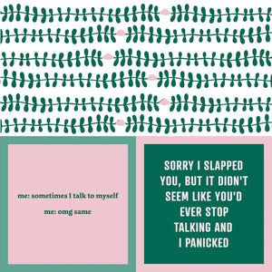 Talk To Self Napkins - Drinks On Me