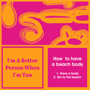 Beach Body Napkins - Drinks On Me