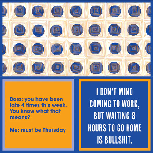 Late to Work Napkins - Drinks On Me