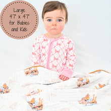 Load image into Gallery viewer, Noah's Ark Muslin Baby Blanket