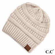 CC Classic Beanie - Beige Mix