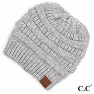 CC Classic Beanie - Light Gray Mix