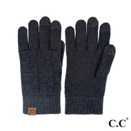 CC Woven Smart Touch Gloves - Black