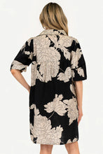 Load image into Gallery viewer, Melissa Vintage Floral Dress - Black
