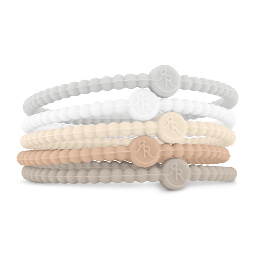 Cutie Bracelet Stack in Serene - Medium - by Ryan & Rose