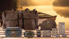 Load image into Gallery viewer, Bass Men's Magnetic Front Pocket Old School Camo Leather Wallet.: Brown/Tan Camo