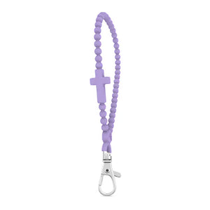 Jesus Loop Keychain Wristlet - Orchid - by Ryan & Rose
